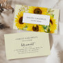 Country Sunflower | Yellow Business Card