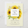 Country Sunflower | Yellow Save the Date Card