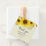 Country Sunflower | Yellow Thank You Favor Tags