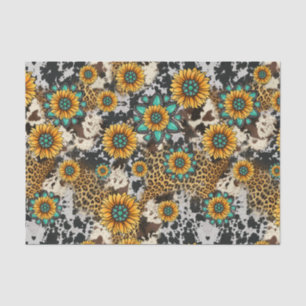 Country Sunflowers Tissue Paper