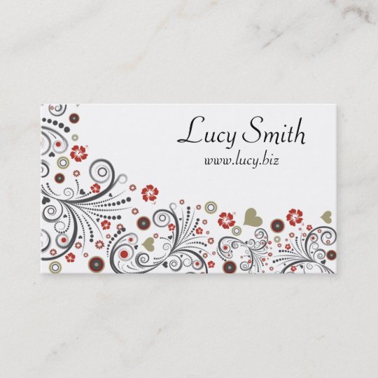 Country Swirls Business Card | Zazzle.com