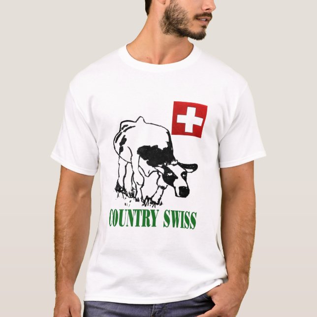 Country swiss logo T-Shirt (Front)
