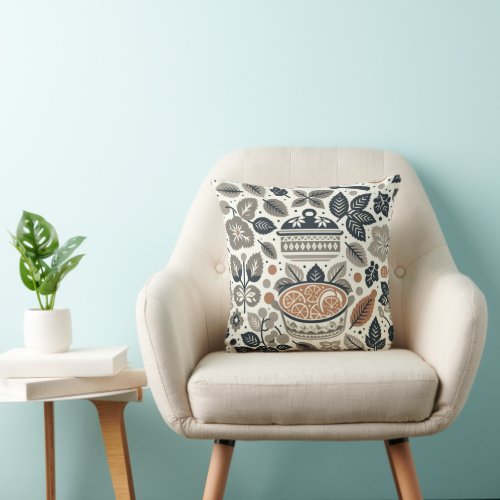 Country Table 2 Throw Pillow