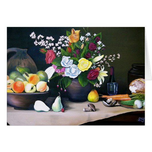 Country Table Painting Card (Front Horizontal)
