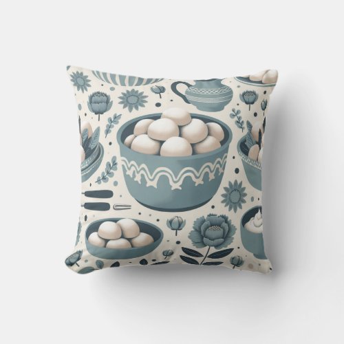 Country Table Throw Pillow