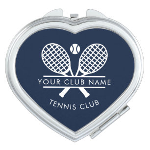 Country Tennis Club Name Team Custom Compact Mirror