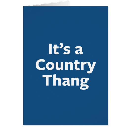 Country Thang (Front)