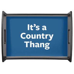 Country Thang Serving Tray