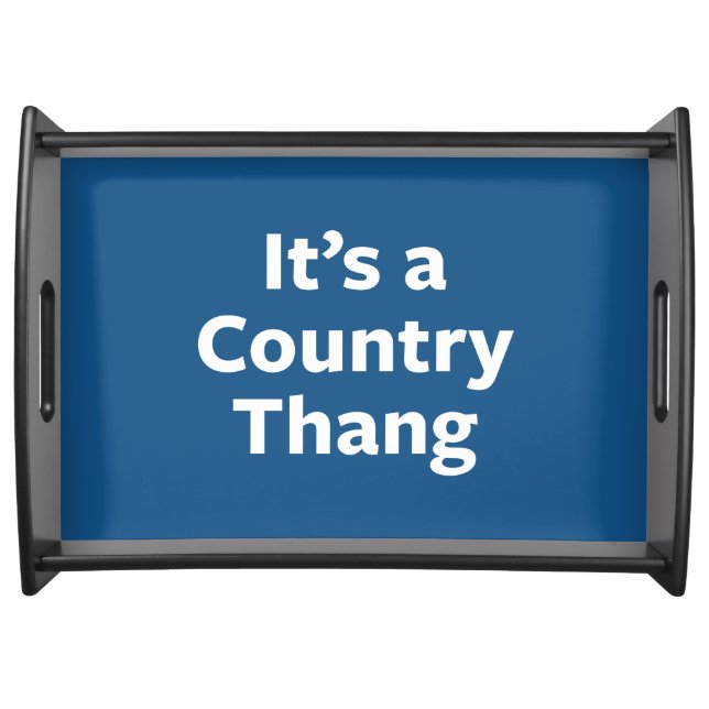 Country Thang Serving Tray (Front)