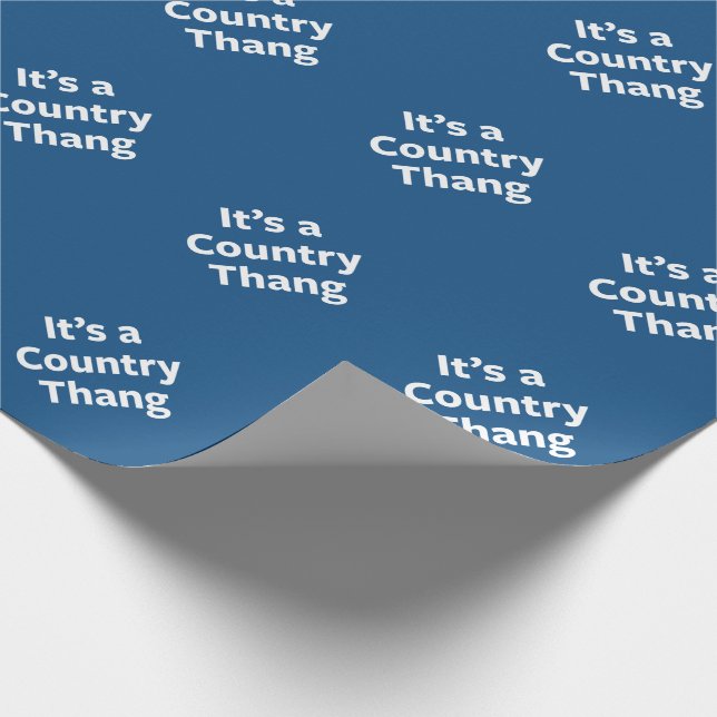 Country Thang Wrapping Paper (Corner)