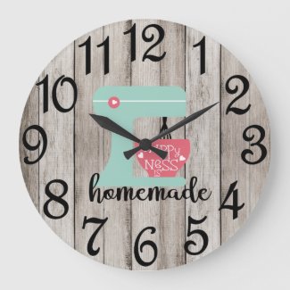 Country Time Mixer Acrylic Wall Clock