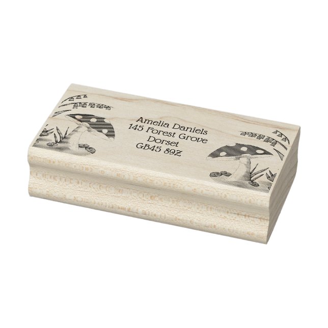 Country Toadstool Address stamp (Stamp)