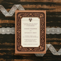 Country Tooled Leather Western Sweethearts Wedding