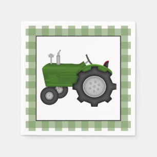 Country Tractor party paper napkins
