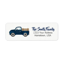 Country Truck Return Address Label