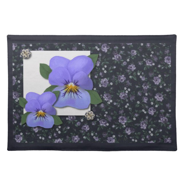 Country Violets Placemat (Front)