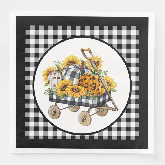 Country Wagon  Paper Dinner Napkins (Front)