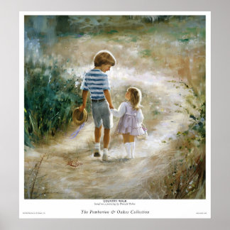 Country Walk Poster