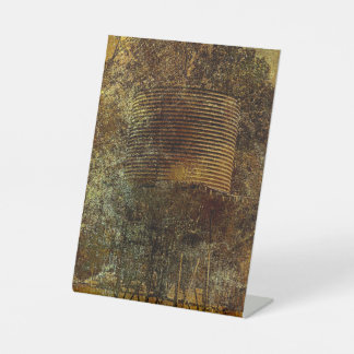 Country Water Tank  Pedestal Sign