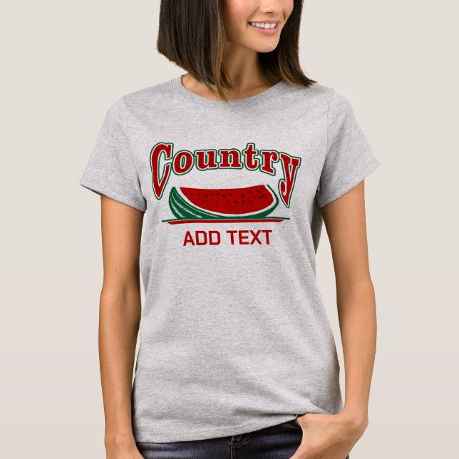 Country Watermelon T-Shirt (Front)