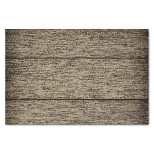 Country Weathered Wood Background Textured Tissue Paper