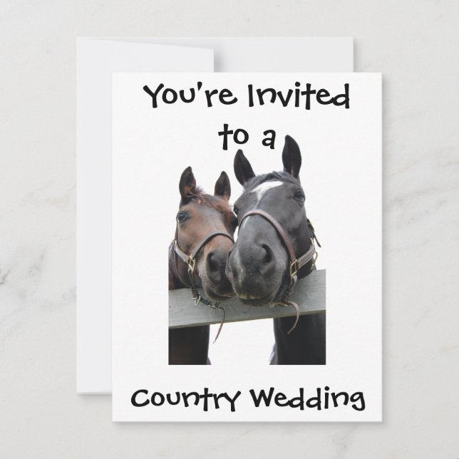 Country Wedding Invitation (Front)