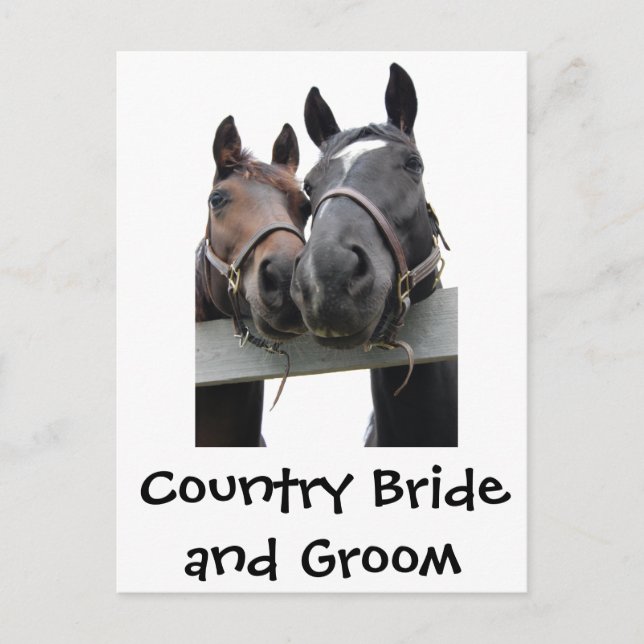 Country Wedding Postcard (Front)