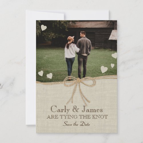 Country Wedding Save the Date