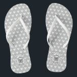 Country Wedding Tractor Flip Flop Footwear<br><div class="desc">A pair of tractor country farm themed wedding fun flip flops.</div>