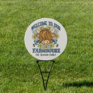 Country welcome to our farmhouse sign