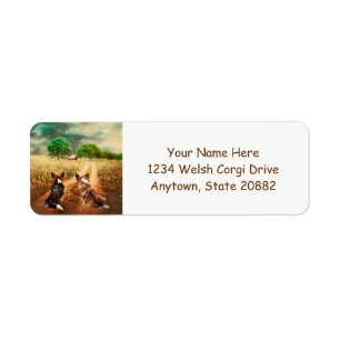 Country Welsh Corgis Label