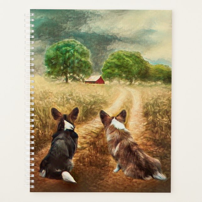 Country Welsh Corgis Planner (Front)