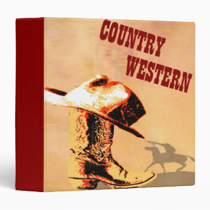 Country Western Avery Binder