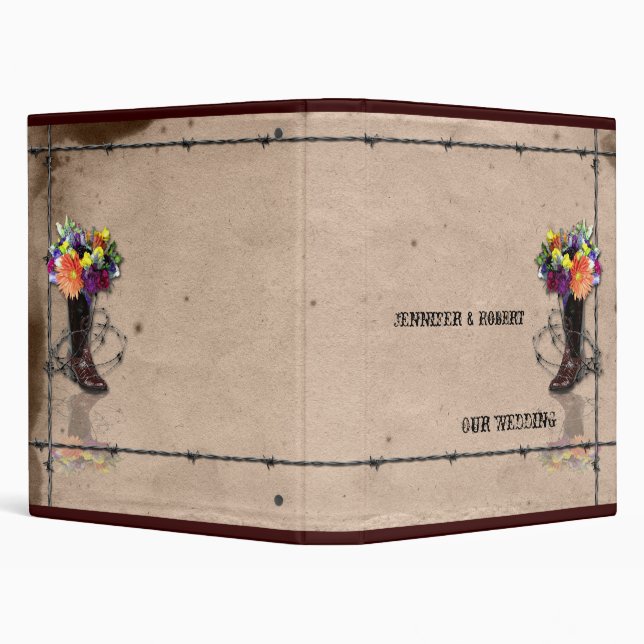 Country Western Barbed Wire Binder (Background)