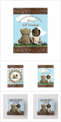 Country & Western Boy's Baby Shower