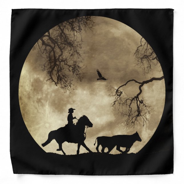 Country Western Cowboy Bandana (Front)