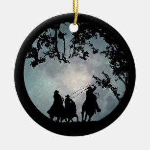 Country Western Cowboy Christmas Ornament