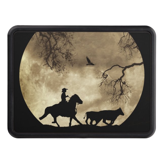 Country  Western Cowboy Hitch Cover (Front)