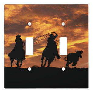 Country Western Cowboy Light Switch Cover