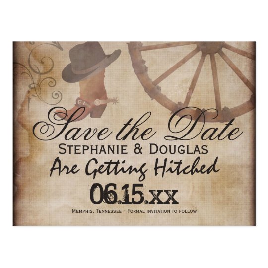 Western Save The Date Invitations 6