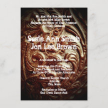 Country Western Cowboy Wedding Invitations