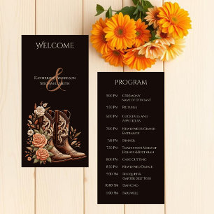 Country Western Flowers with Cowboy Boots