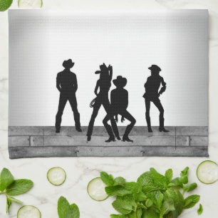 Country Western Fun Kitchen Towel