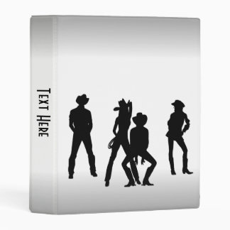 Country Western Fun Mini Binder
