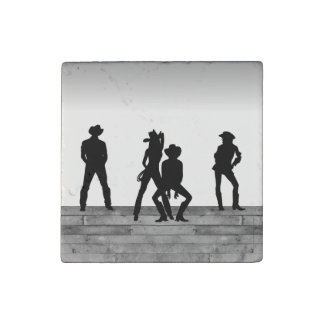 Country Western Fun Stone Magnet