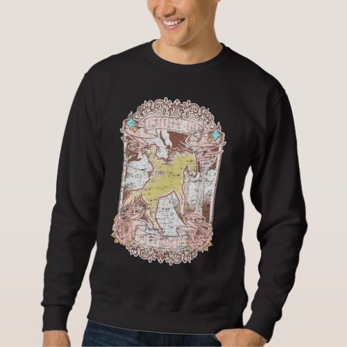 Country Western Giddy Up Buttercup Vintage Nouveau Sweatshirt
