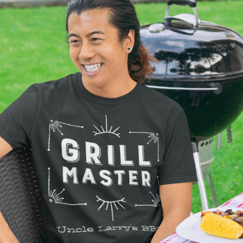 Country Western Grillmaster Bbq Chef T-shirt by VillageDesign at Zazzle
