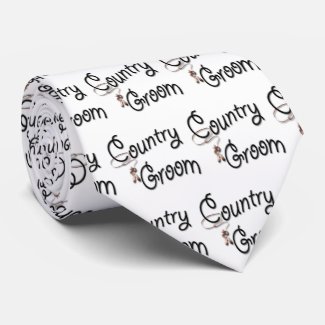 Country Western Groom Tie