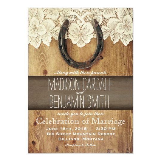 Wedding Western Invitations 1