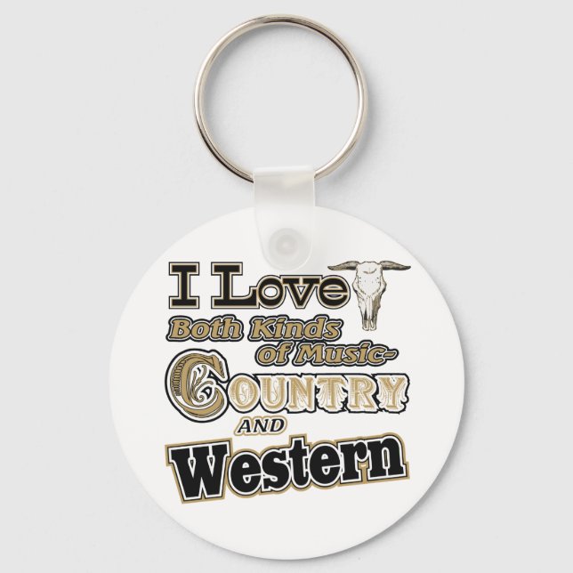 Country Western Keychain (Front)
